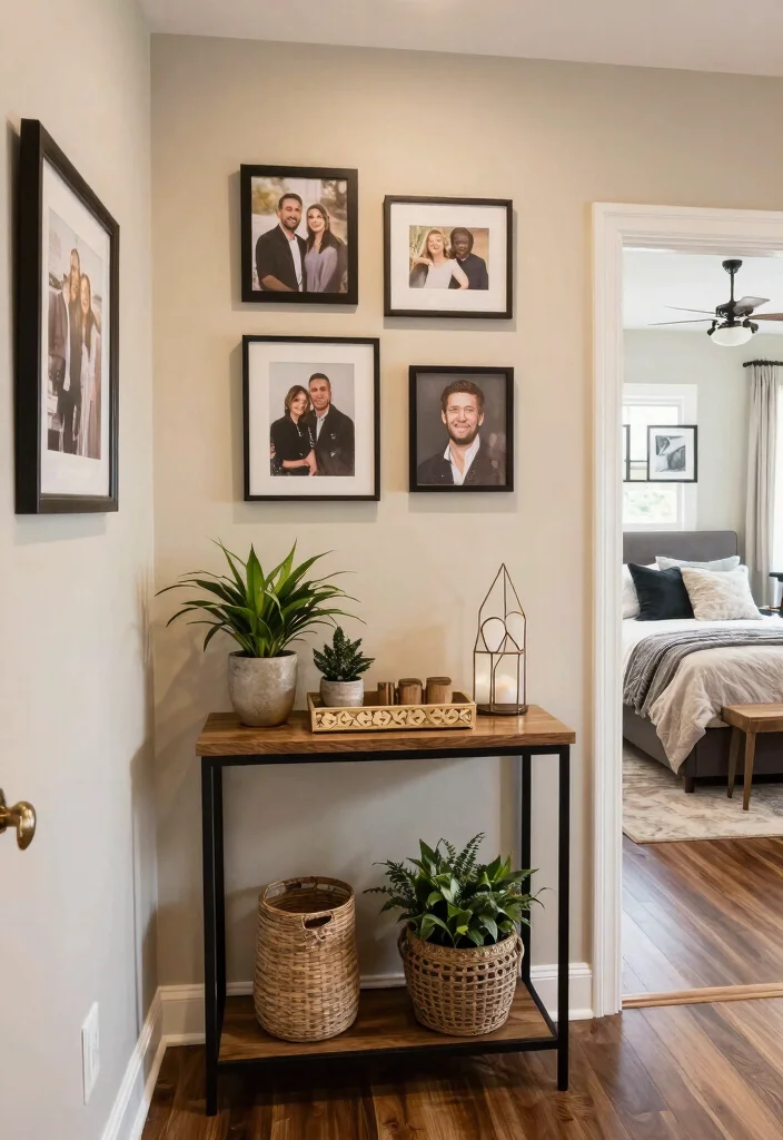 10 Bedroom Entryway Ideas for Open Layout Homes 10. Personal Touches with Decor 0