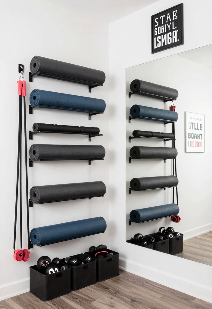 10 Closet Hideout Ideas for Hidden Storage and Privacy 56 10 Closet Hideout Ideas for Hidden Storage and Privacy 7. Personal Fitness Zone 0