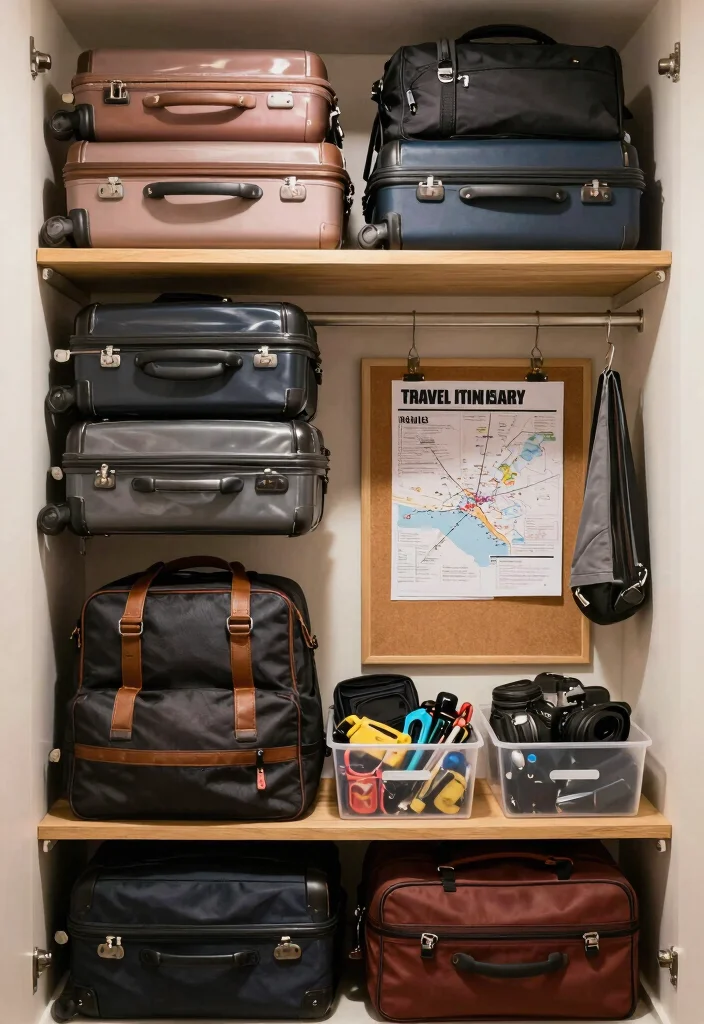 10 Closet Hideout Ideas for Hidden Storage and Privacy 57 10 Closet Hideout Ideas for Hidden Storage and Privacy 8. Travel Gear Hideout 0