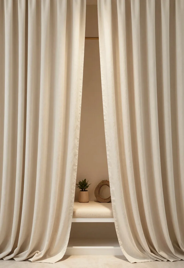 10 Closet Nook Ideas to Use Awkward Corners Creatively 10. Use Curtains for a Cozy Feel 0