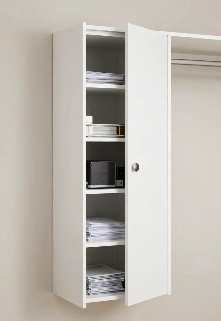 10 Closet Safe Ideas to Secure Valuables Discreetly at Home 38 10 Closet Safe Ideas to Secure Valuables Discreetly at Home 8. Slimline Lockable Cabinets 0