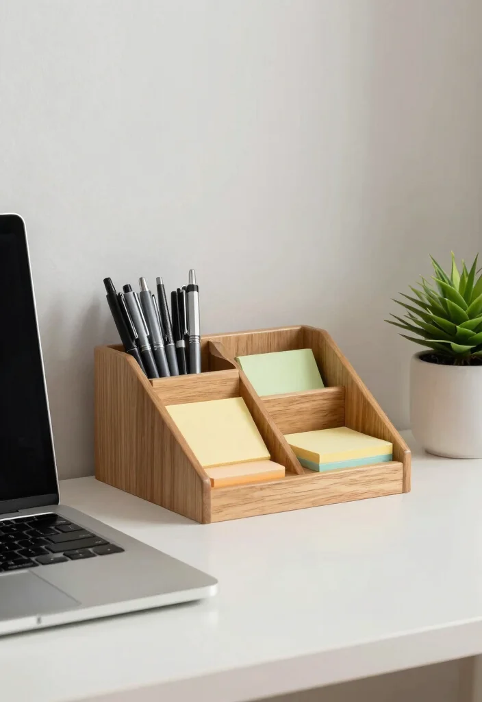 10 Desk Office Ideas for Simple Productive Setups 9. Incorporate a Desk Organizer 0