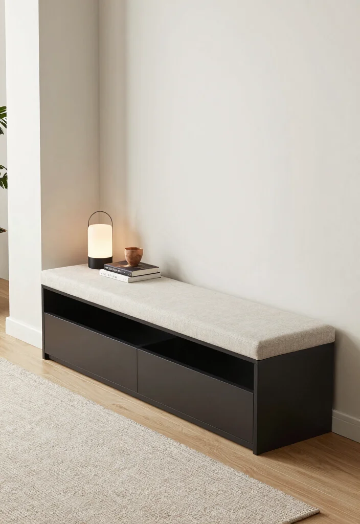 10 Entrance Bench Entryway Ideas for Seating and Storage 10. Bench with Hidden Storage 0