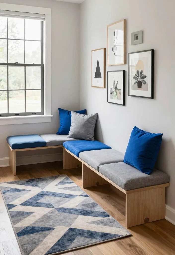 10 Entrance Bench Entryway Ideas for Seating and Storage 5. Modular Bench Seating 0