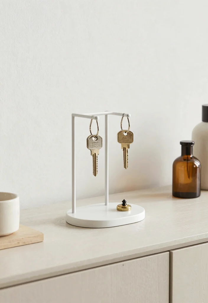 10 Key Rack Ideas Entryway to Stop Losing Essentials 50 10 Key Rack Ideas Entryway to Stop Losing Essentials 10. Minimalist Jewelry Stand Key Holder 0