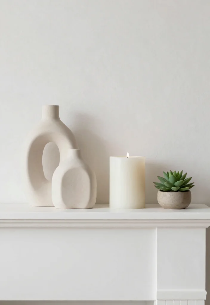 10 Mantels Ideas Fireplace Styling for Every Season 5. Minimalist Chic 0