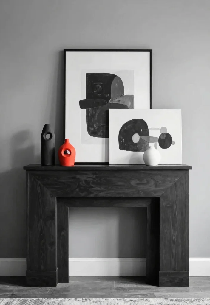 10 Mantels Ideas Fireplace Styling for Every Season 9. Contemporary Cool 0