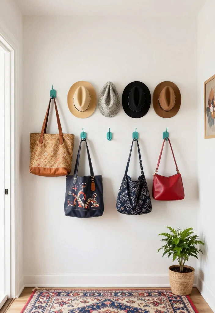 10 Mini Closet Ideas for Small Spaces That Actually Work 5. Hooks and Racks 0