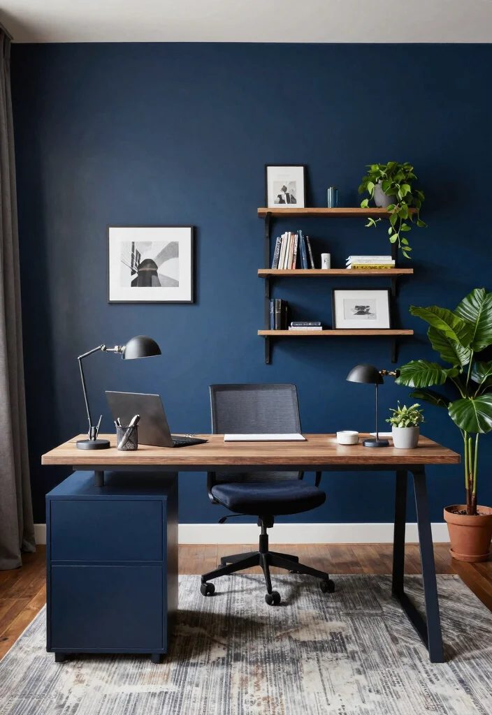 10 Navy Blue Office Ideas for Moody Professional Style Conclusion 0