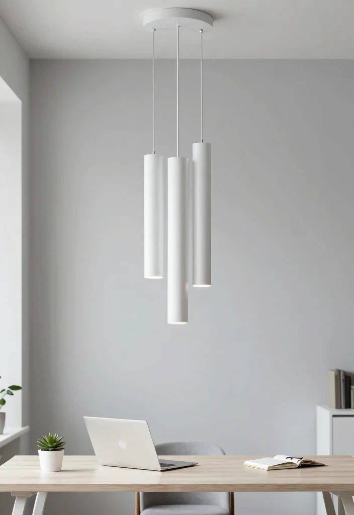 10 Office Chandelier Ideas for Stylish Workspaces 23 10 Office Chandelier Ideas for Stylish Workspaces 3. Minimalist Pendant Chandeliers 0