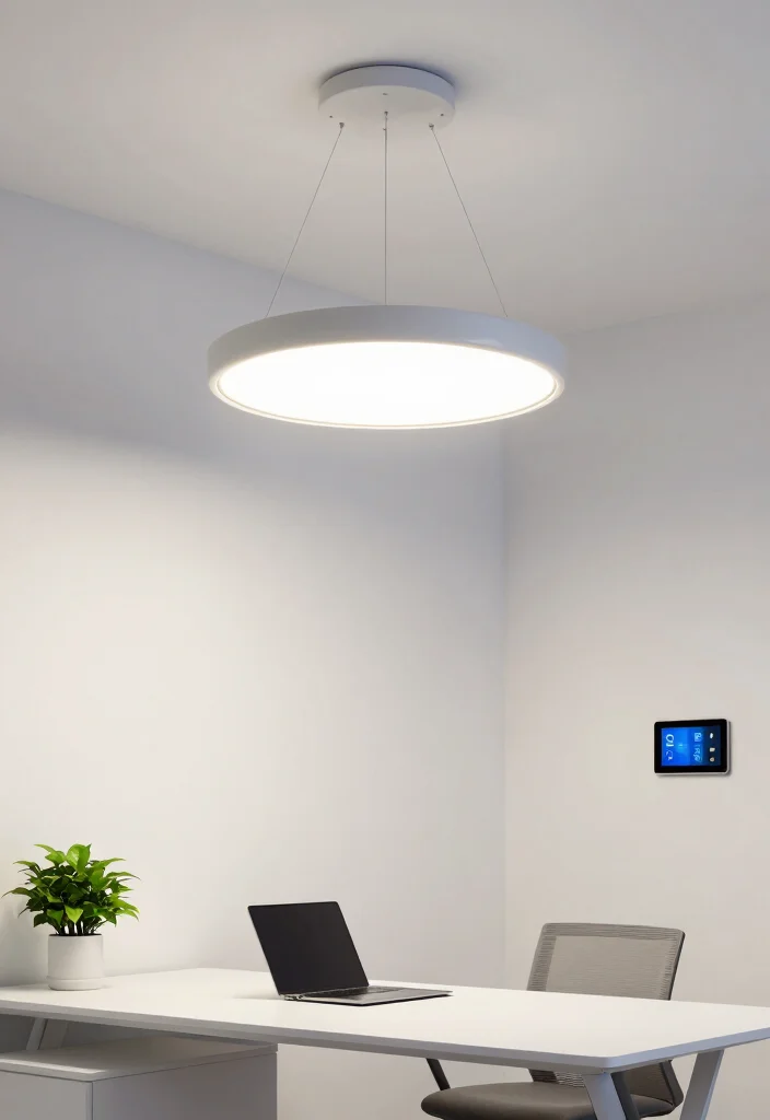 10 Office Chandelier Ideas for Stylish Workspaces 36 10 Office Chandelier Ideas for Stylish Workspaces 6. Smart LED Chandeliers 0