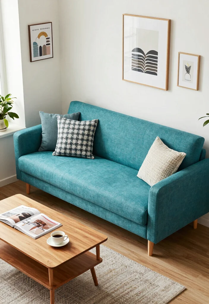 10 Office Couch Ideas for Small Spaces and Flex Rooms 3. Compact Sectional 0