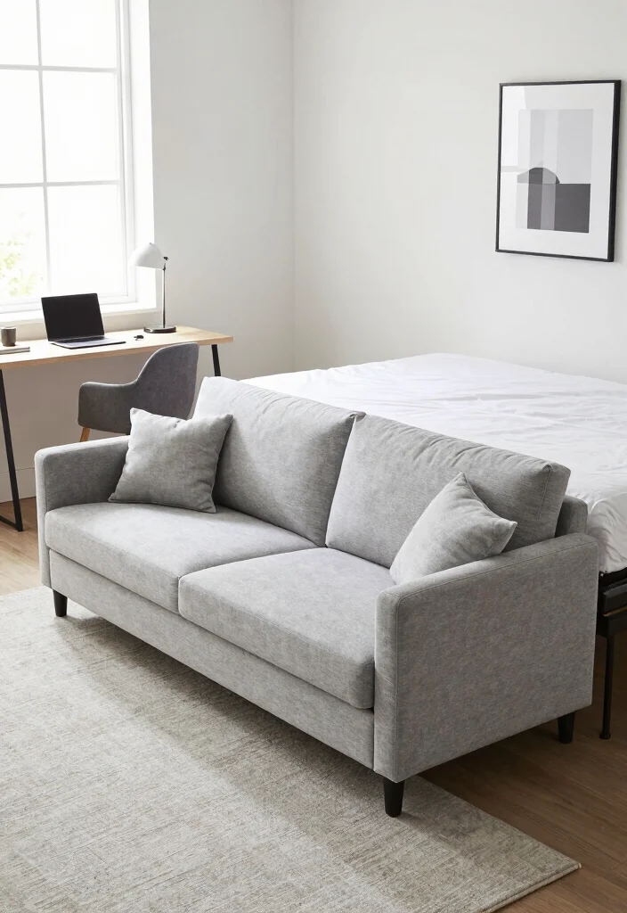 10 Office Couch Ideas for Small Spaces and Flex Rooms 5. Murphy Bed Couch 0