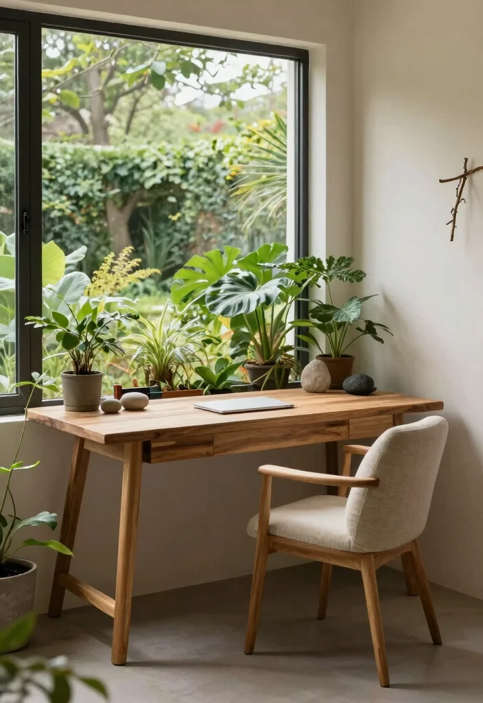 10 Office Nook Ideas for Small Workspaces at Home 50 10 Office Nook Ideas for Small Workspaces at Home 10. Outdoor Inspired Office Nook 0