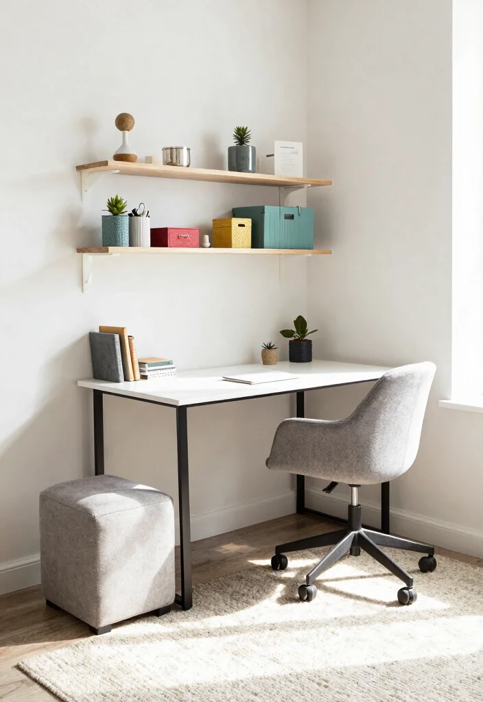10 Office Nook Ideas for Small Workspaces at Home 13 10 Office Nook Ideas for Small Workspaces at Home 3. Multi Functional Furniture 0