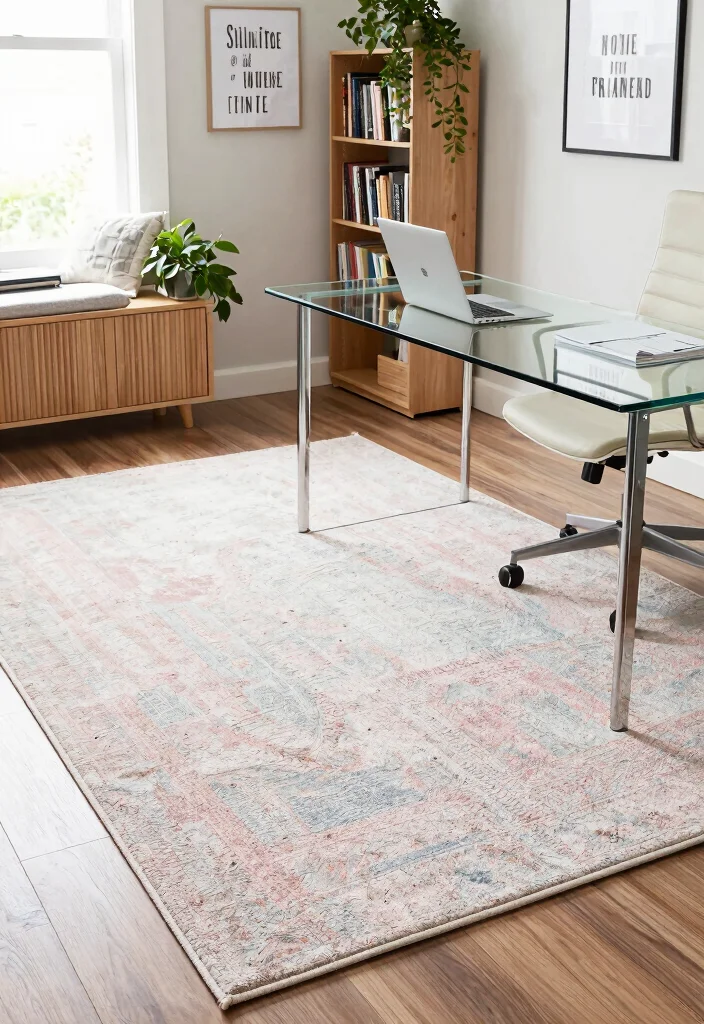 10 Office Rugs Ideas to Warm Up Workspaces 3. Organic Cotton Area Rugs 0