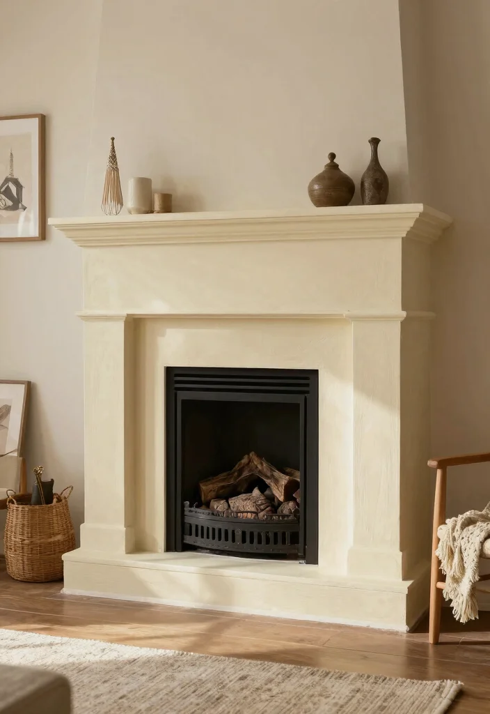 10 Painted Fireplace Ideas for Easy Budget Makeovers 10. Eco Friendly Chalk Paint 0