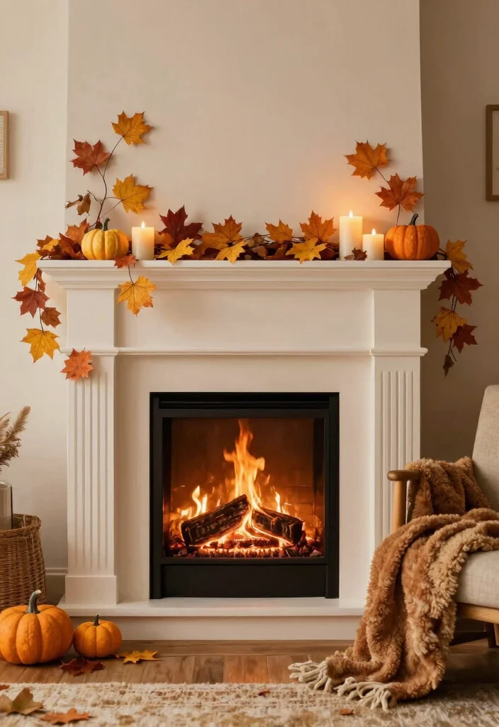 10 Sides of Fireplace Ideas for Shelving and Decor 28 10 Sides of Fireplace Ideas for Shelving and Decor 8. Seasonal Decor Changes 0