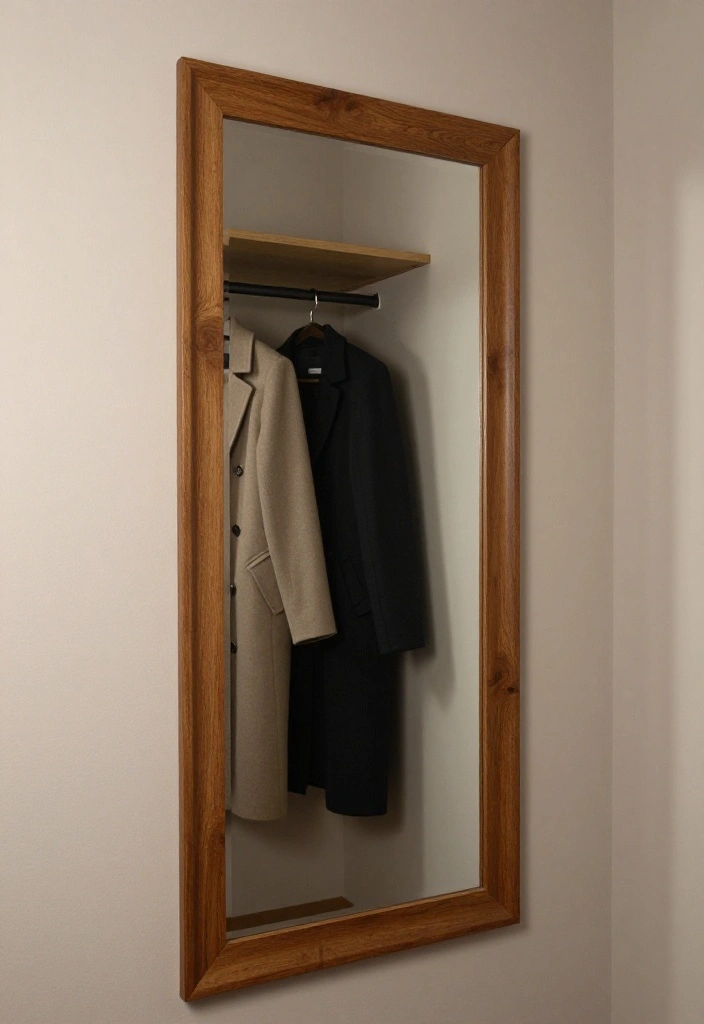 10 Small Coat Closet Ideas for Entryways That Stay Tidy 7. Incorporate Mirrors 0