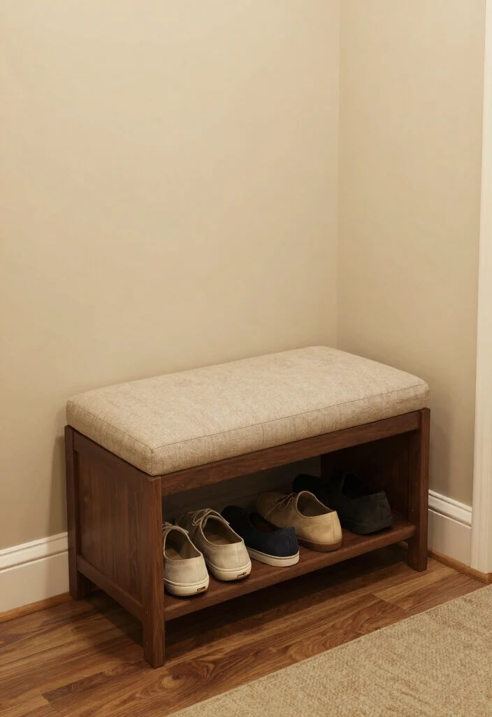10 Small Shoe Closet Ideas to Keep Footwear Neat and Easy to Grab 10. Multi Functional Furniture 0