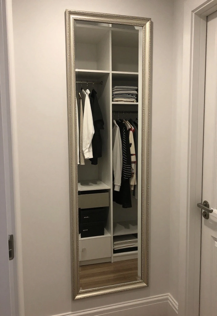 10 Small Walking Closet Ideas That Feel Bigger Than They Are 2. Mirror Magic 0