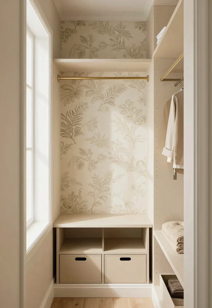 10 Small Walking Closet Ideas That Feel Bigger Than They Are 3. Color Power 0