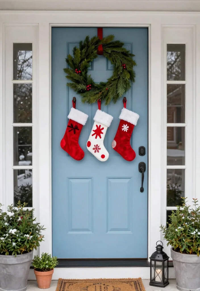 10 Stocking Ideas with No Fireplace for Creative Holiday Decor 3 10 Stocking Ideas with No Fireplace for Creative Holiday Decor 3. Over the Door Hooks 0