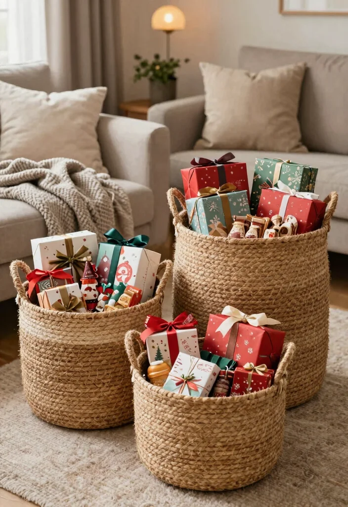 10 Stocking Ideas with No Fireplace for Creative Holiday Decor 5 10 Stocking Ideas with No Fireplace for Creative Holiday Decor 5. Stocking Baskets 0