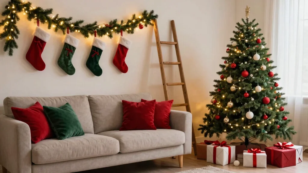 10 Stocking Ideas with No Fireplace for Creative Holiday Decor