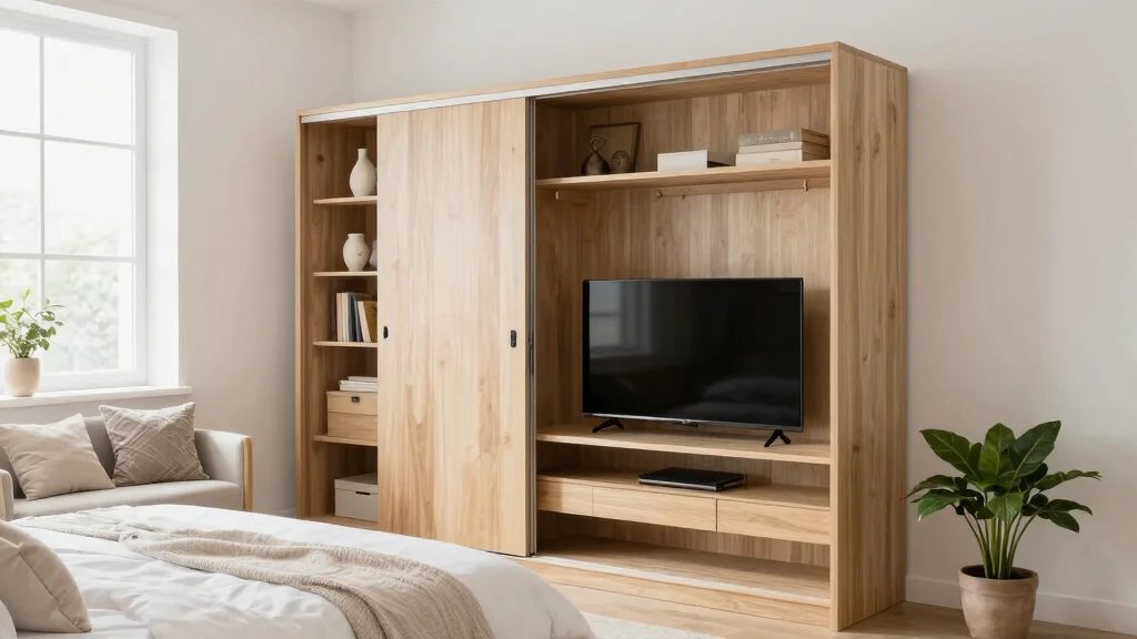 10 TV in Closet Ideas Bedrooms with Hidden Lounge Appeal