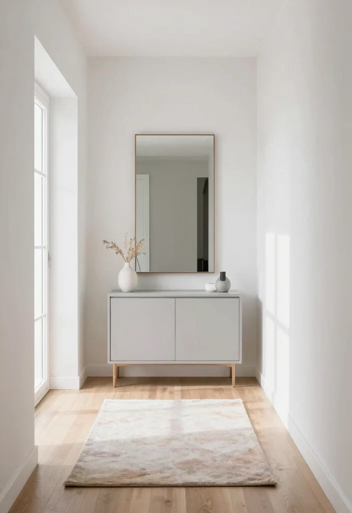 10 Tiny Front Entryway Ideas That Feel Open and Welcoming 1. Light Colors for an Airy Feel 0