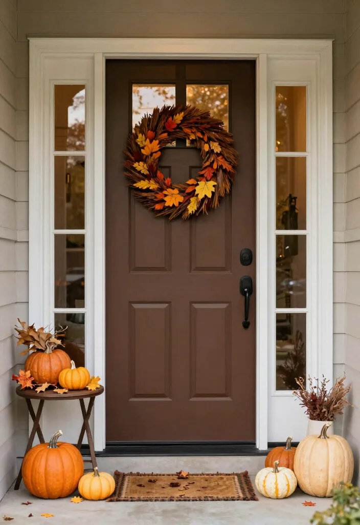 10 Tiny Front Entryway Ideas That Feel Open and Welcoming 10. Seasonal Decorations for a Welcoming Touch 0