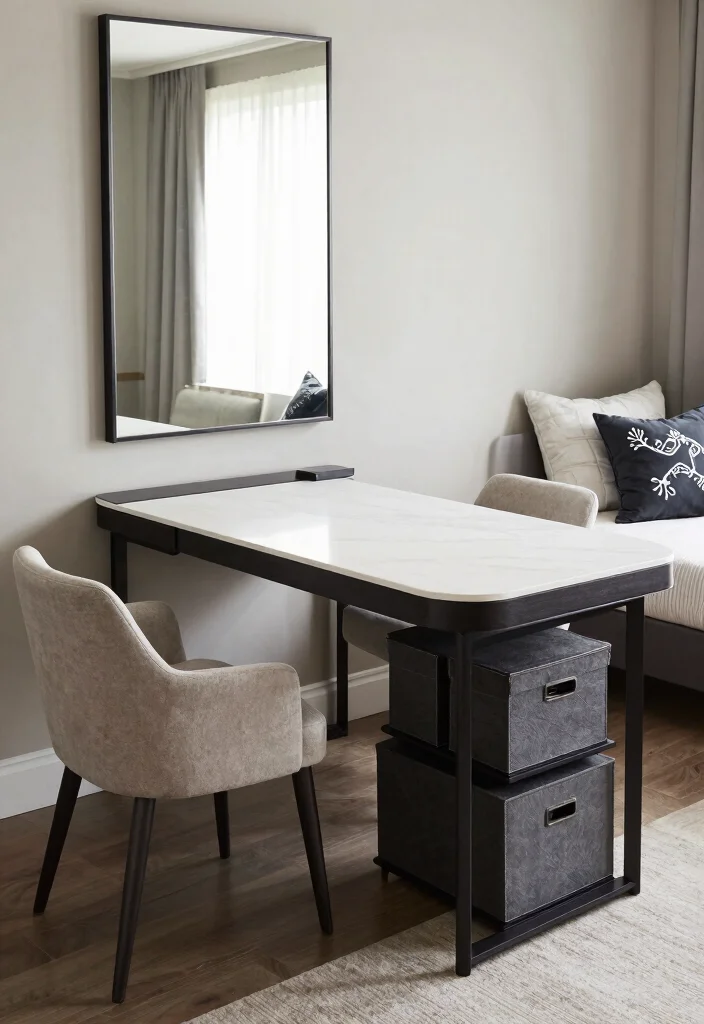 10 Tiny Office Space Ideas Layout That Stay Functional 2 10 Tiny Office Space Ideas Layout That Stay Functional 2. Multi Functional Furniture 0