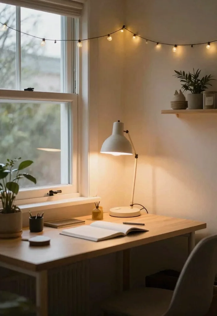 10 Tiny Office Space Ideas Layout That Stay Functional 14 10 Tiny Office Space Ideas Layout That Stay Functional 4. Smart Lighting Solutions 0