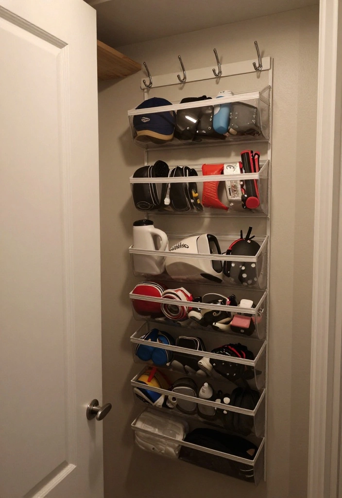 12 Basement Closet Ideas for Extra Storage Without Visual Clutter 10. Utilize Door Space 0