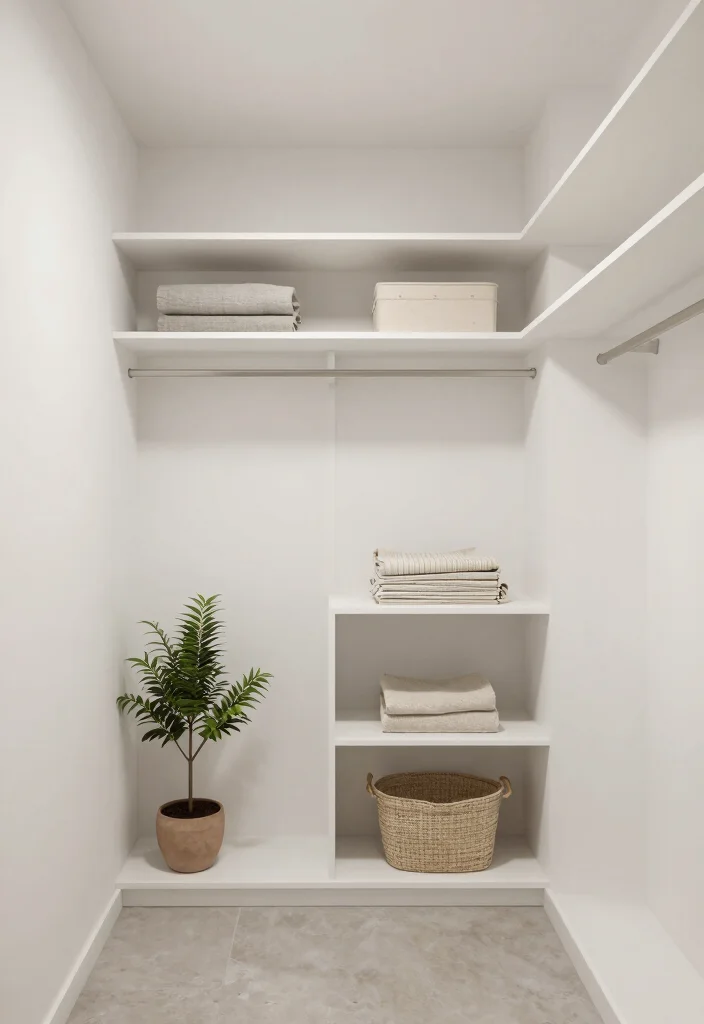 12 Basement Closet Ideas for Extra Storage Without Visual Clutter 12. Embrace Minimalism 0