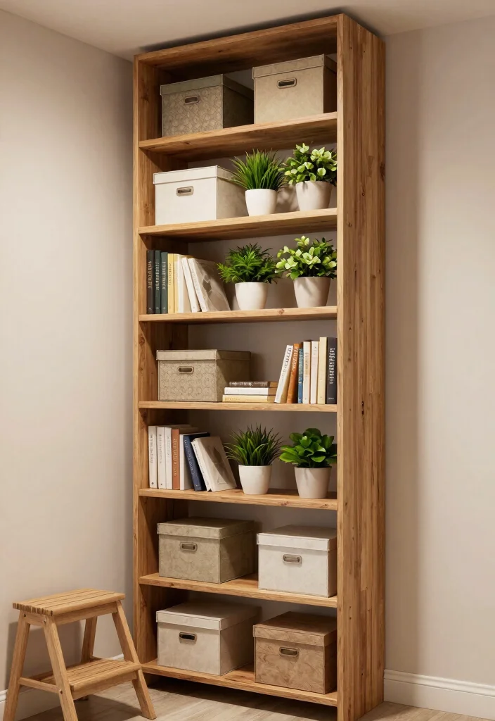 12 Basement Closet Ideas for Extra Storage Without Visual Clutter 2. Vertical Shelving Units 0