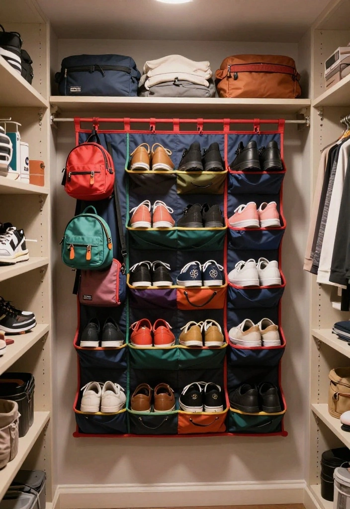 12 Basement Closet Ideas for Extra Storage Without Visual Clutter 7. Hanging Organizers 0