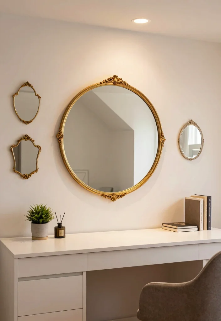 12 Basement Office Ideas with No Windows That Still Feel Bright 3 12 Basement Office Ideas with No Windows That Still Feel Bright 3. Incorporate Mirrored Accents 0