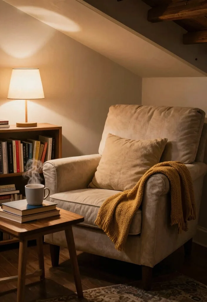 12 Basement Office Ideas with No Windows That Still Feel Bright 39 12 Basement Office Ideas with No Windows That Still Feel Bright 9. Create a Cozy Reading Nook 0