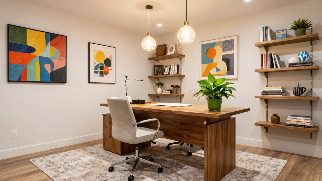 12 Basement Office Ideas with No Windows That Still Feel Bright