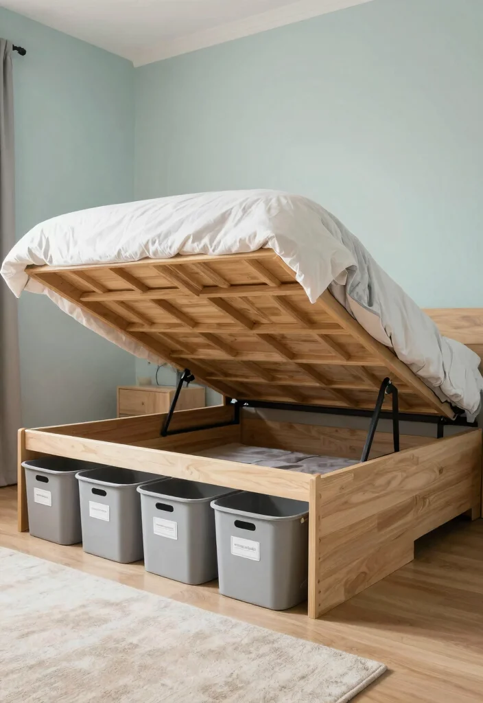 12 Closet Bedroom Ideas That Blend Seamlessly Into the Room 11. Under Bed Storage Solutions 0