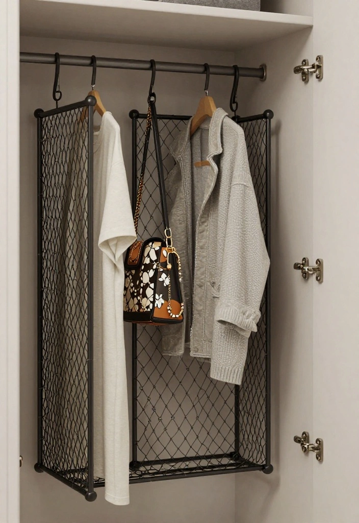 12 Closet Designs Ideas That Feel Custom and Well Planned 11. Innovative Hanging Solutions 0