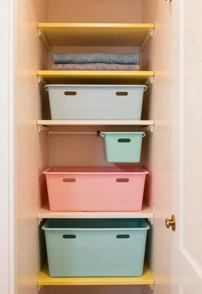 12 Closet Designs Ideas That Feel Custom and Well Planned 9. Personalization with Colors 0