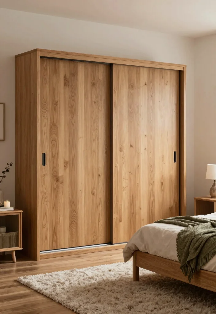 12 Closet Sliding Door Ideas That Save Space and Look Modern 3 12 Closet Sliding Door Ideas That Save Space and Look Modern 3. Wooden Panels for a Natural Touch 0
