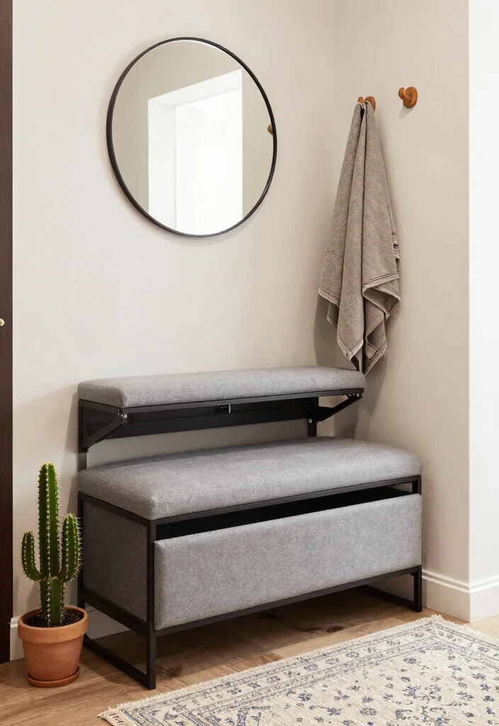 12 Condo Entryway Ideas for Compact Stylish Living 1 12 Condo Entryway Ideas for Compact Stylish Living 1. Multi Functional Furniture 0