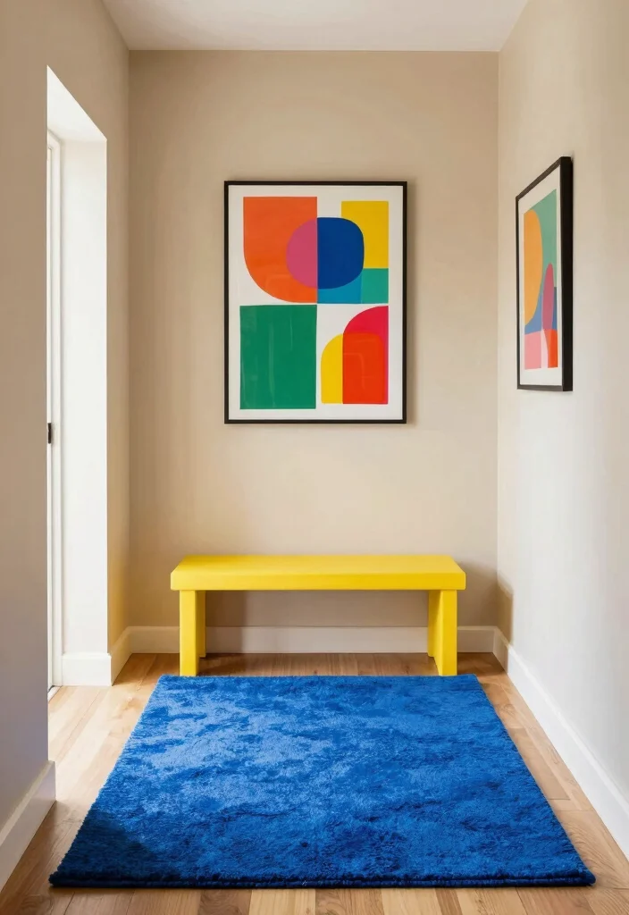 12 Condo Entryway Ideas for Compact Stylish Living 27 12 Condo Entryway Ideas for Compact Stylish Living 7. Bold Accent Colors 0