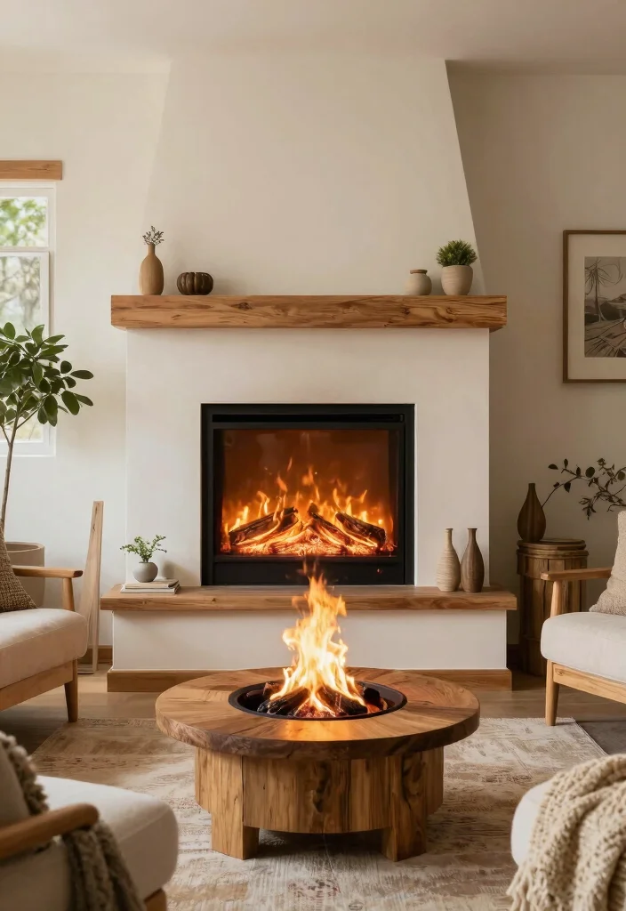 12 Electric Fireplace Ideas with TV Modern Living Rooms 12. Outdoor Style Electric Fireplaces 0