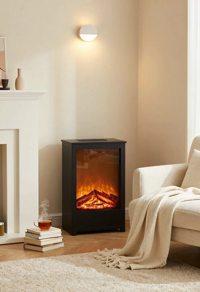 12 Electric Fireplace Wall Ideas for Statement Design 2. Cozy Corner Fireplaces 0