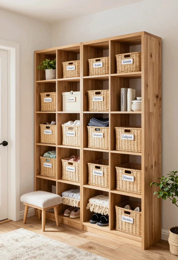12 Entryway Cabinet Ideas for Hidden Storage and Clean Looks 4. Modern Cubbies for Shoes and Gear 0